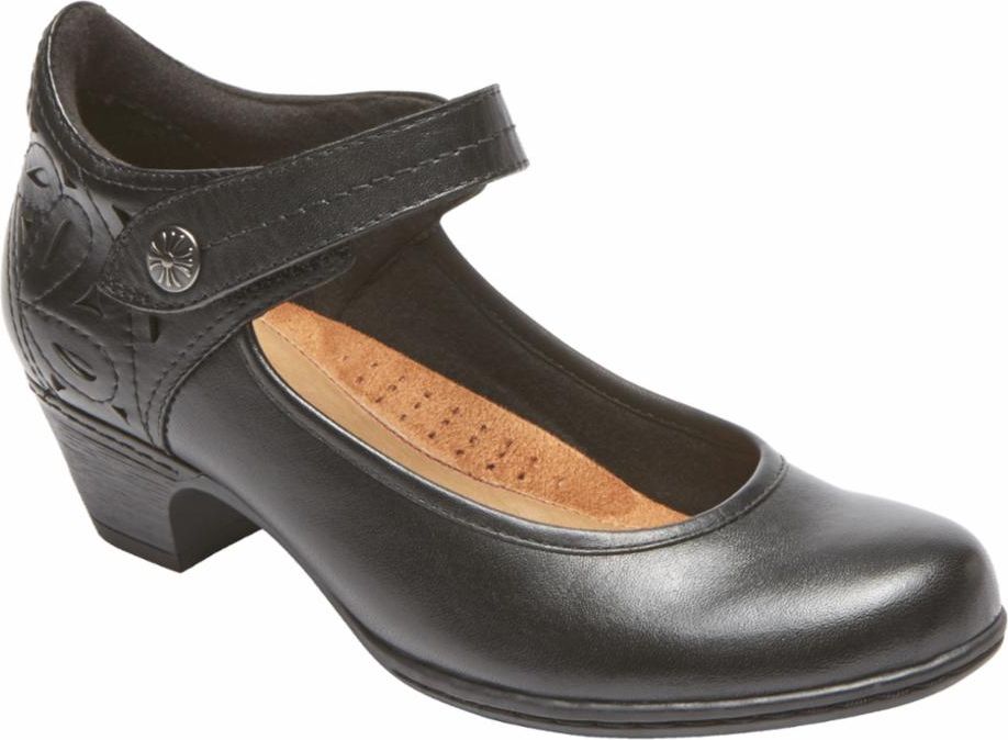 Abbott Curvy T Black Quarks Shoes