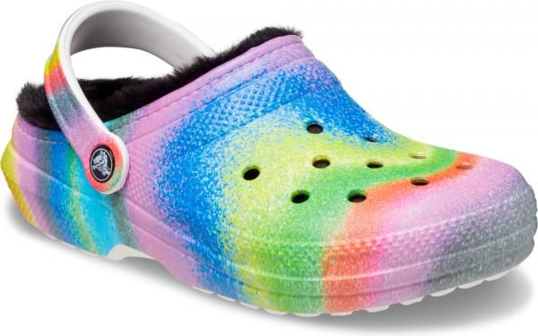 White multicolor crocs hot sale