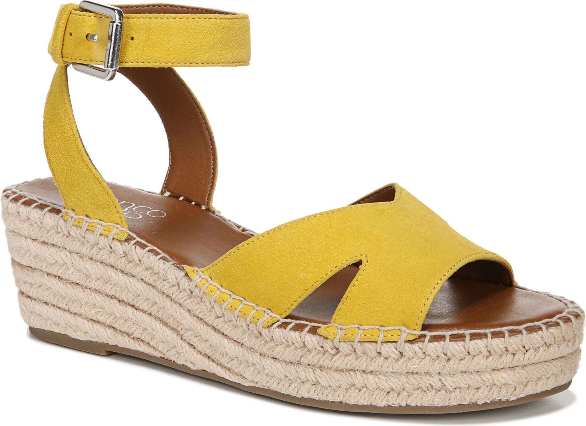 Franco sarto discount yellow wedge