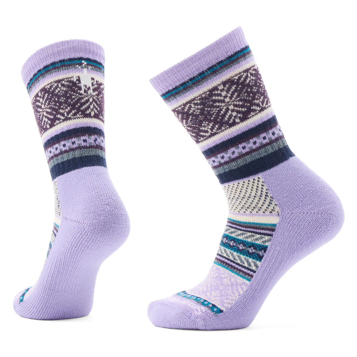 Everyday Fair Isle Sweater Crew Socks Ultra Violet