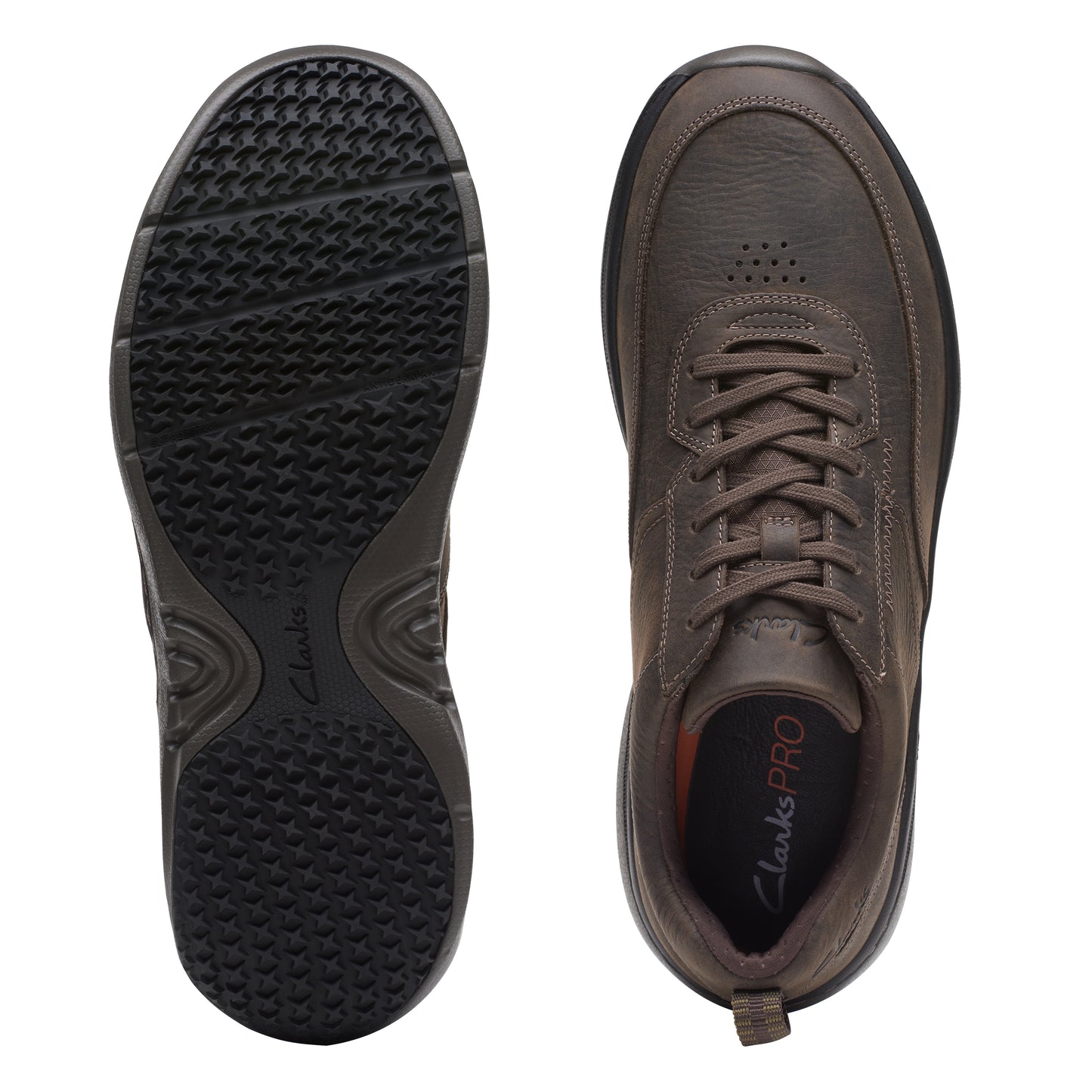 Clarkspro Lace Leather Dark Brown