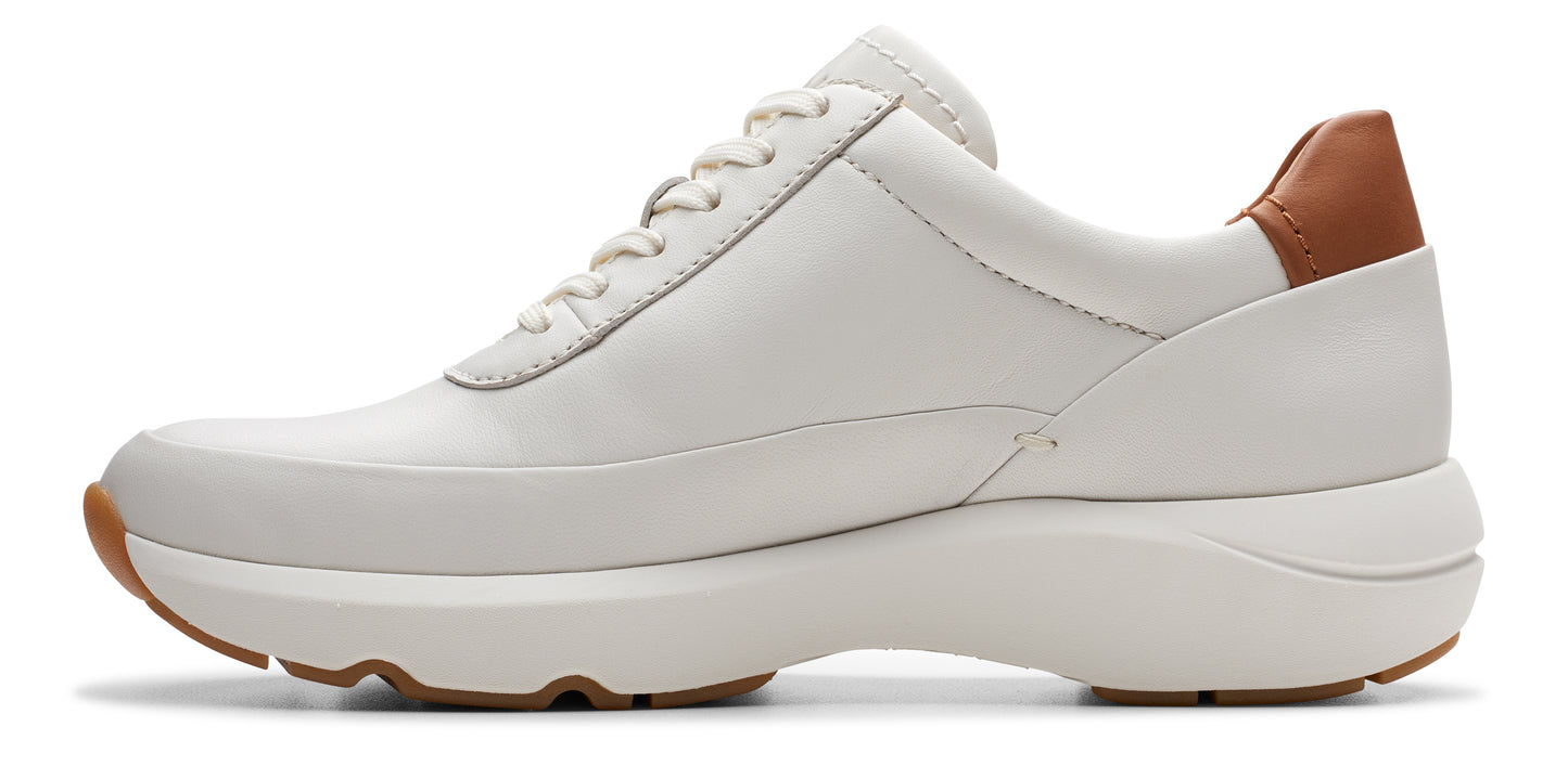 Tivoli Zip Leather Off White