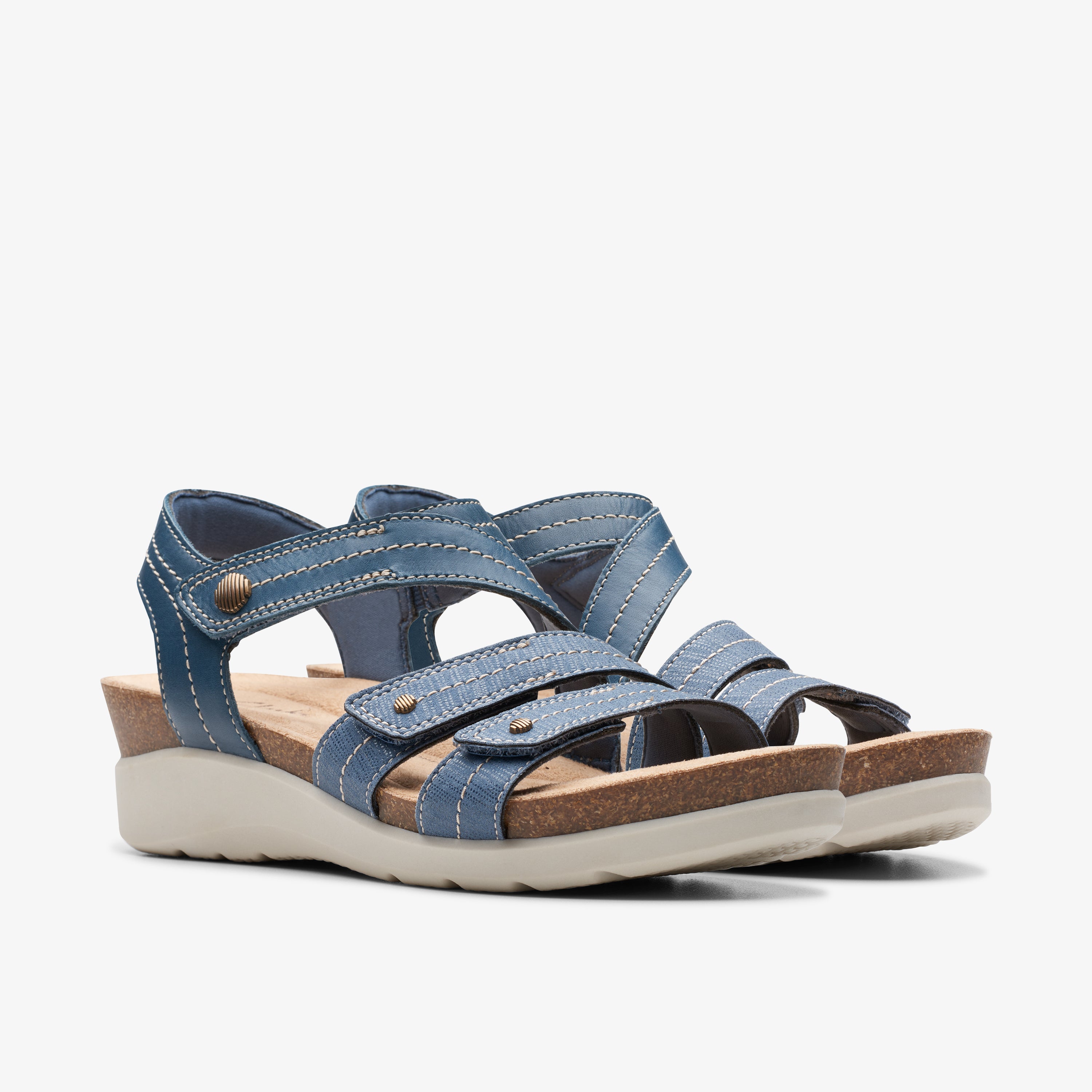 Calenne Clara Leather Blue Combi