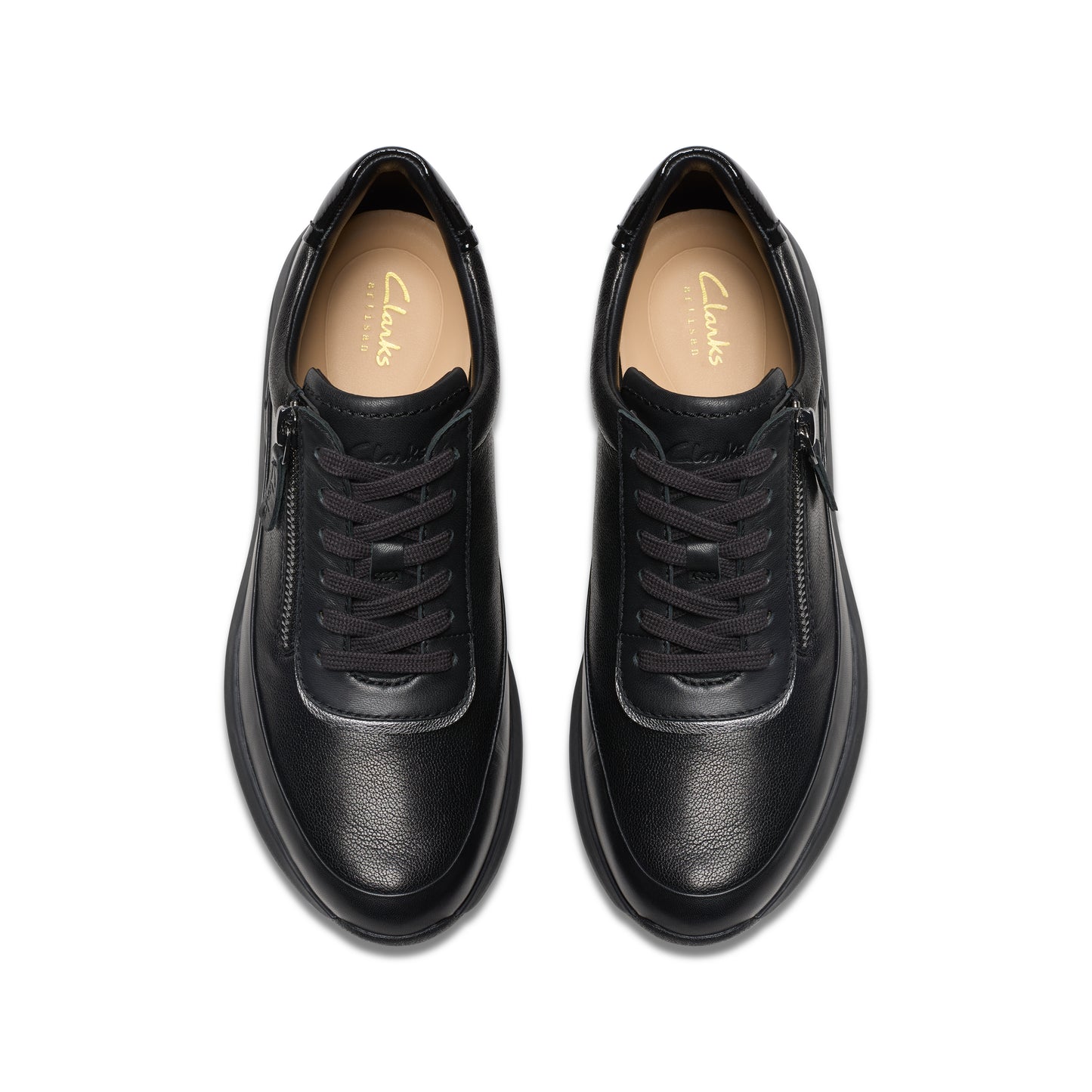 Tivoli Zip Leather Black Combi