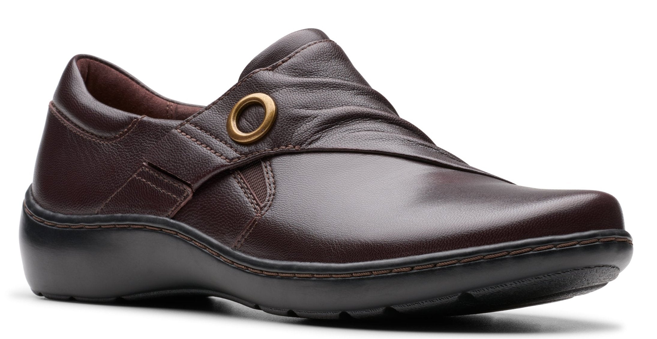 Cora Aubrie Leather Dark Brown