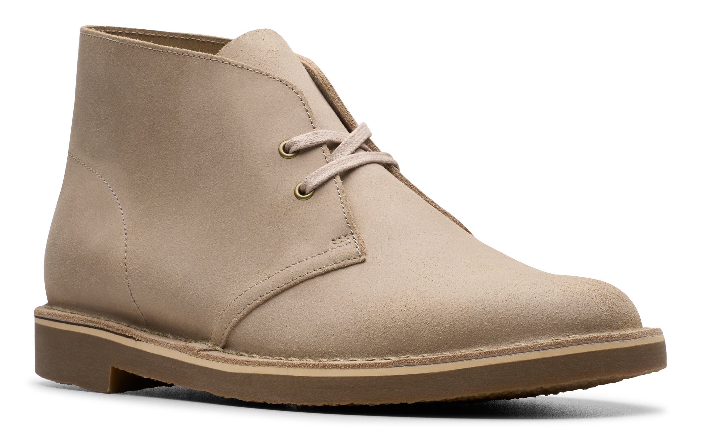 Shepton Suede Taupe Distressed Quarks Shoes