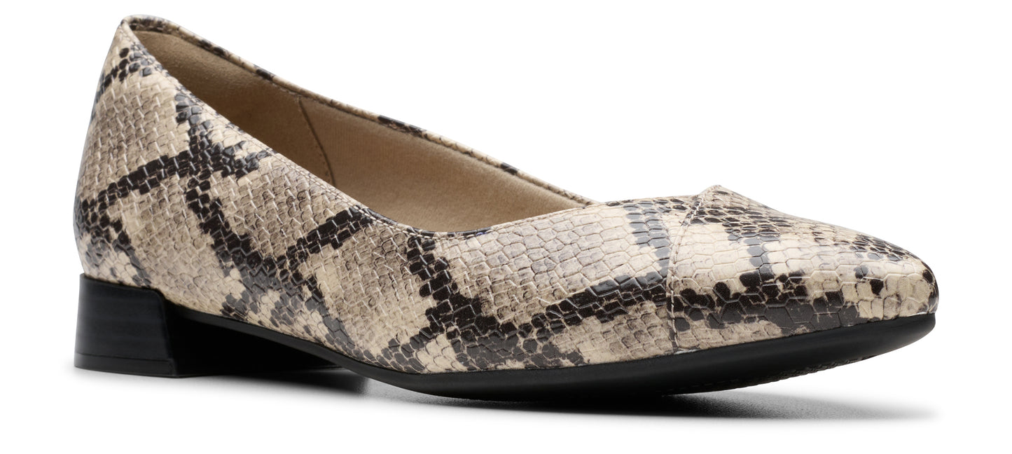 Nataly Wish Leather Grey Snake