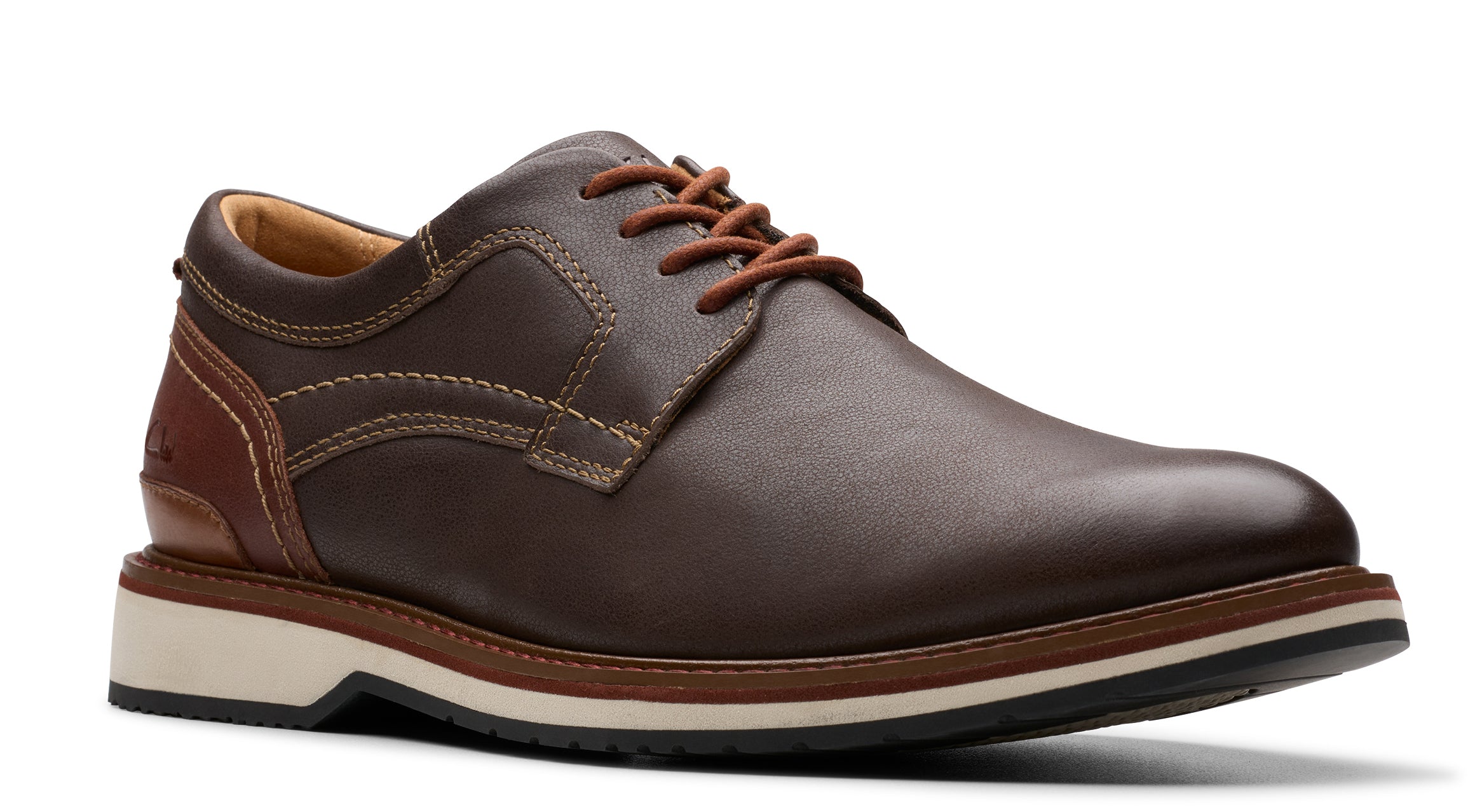 Monahan Plain Leather Brown