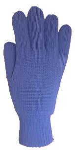 Knit Glove C40 Thinsulate Poly Lined Cornflower Blue