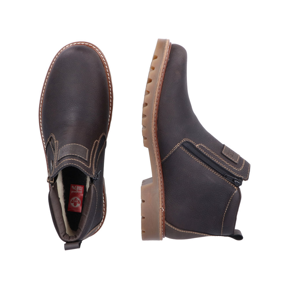 Moro Warmlined Side Zip Boot Brown