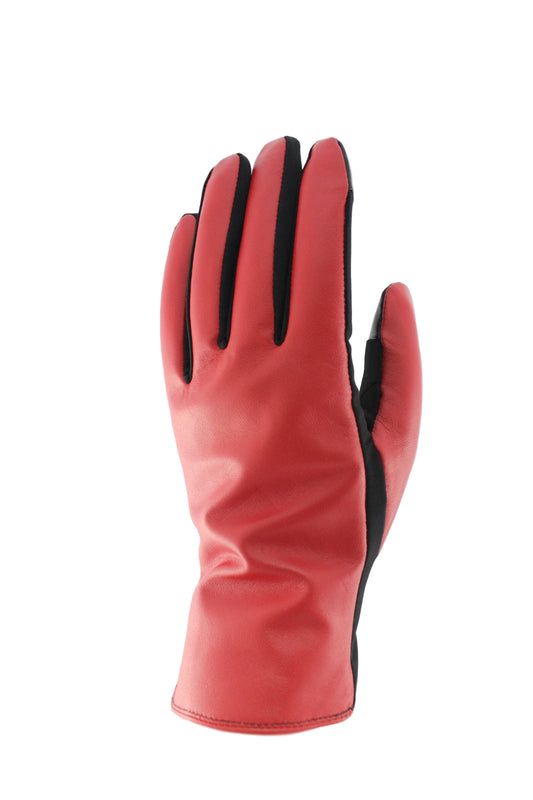 Sheepskin Spandex Palm Leather Patch C40 Thinsulate With Touch Function Red