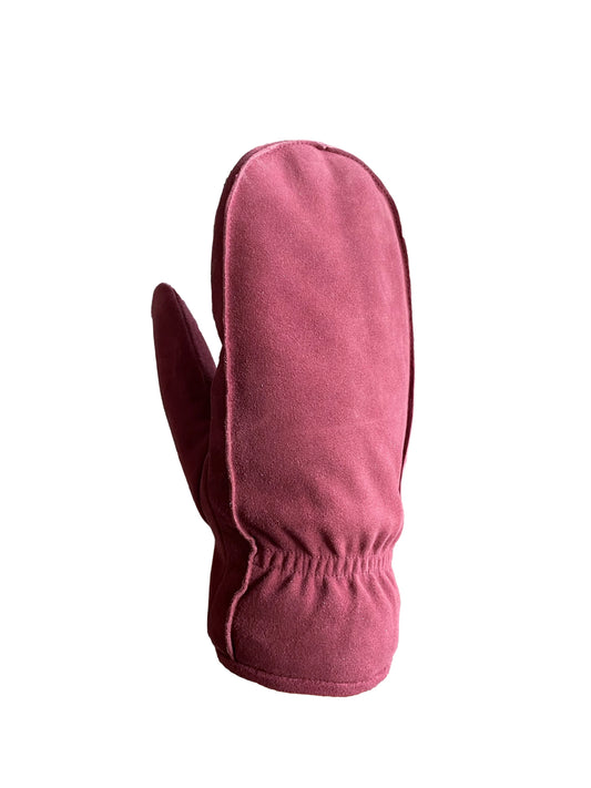 Ladies Suede Mitt With Glove DRY Rose