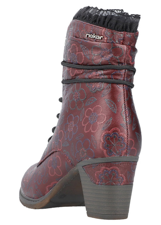 Bordeaux Warmlined Heeled Boot