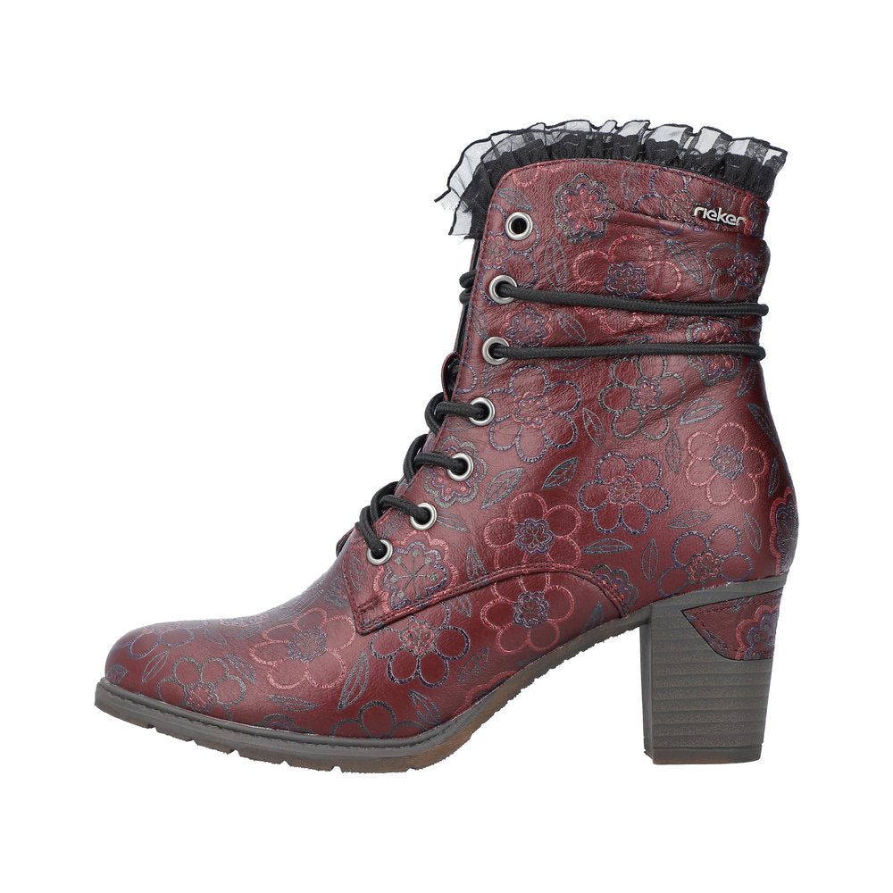 Bordeaux Warmlined Heeled Boot