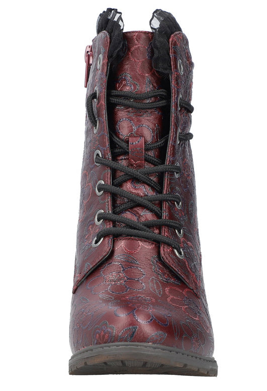 Bordeaux Warmlined Heeled Boot