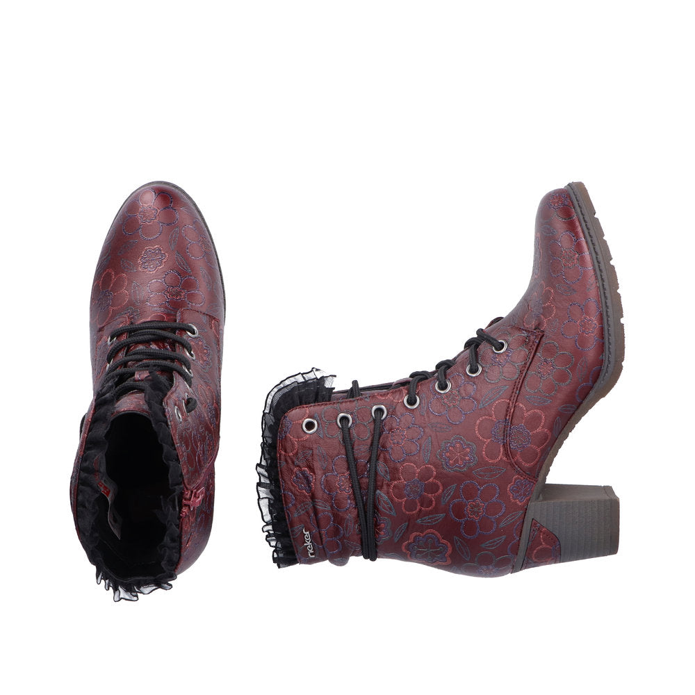 Bordeaux Warmlined Heeled Boot