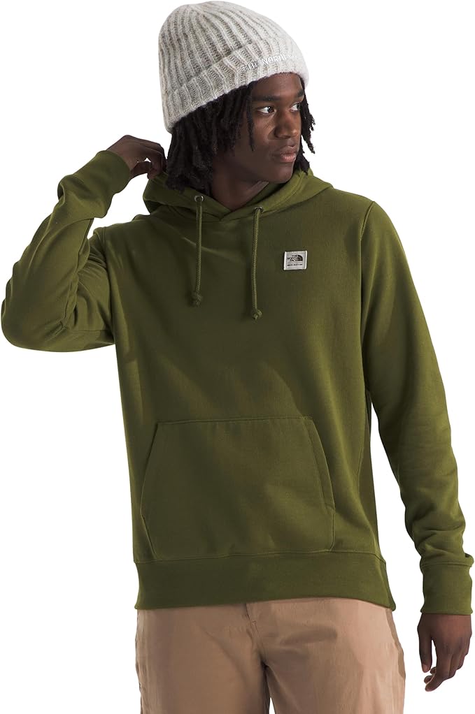 Men's Heritage Patch Pullover Hoodie Forest Olive