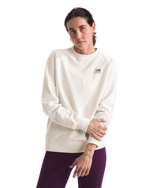 Women's Heritage Patch Crew White Dune