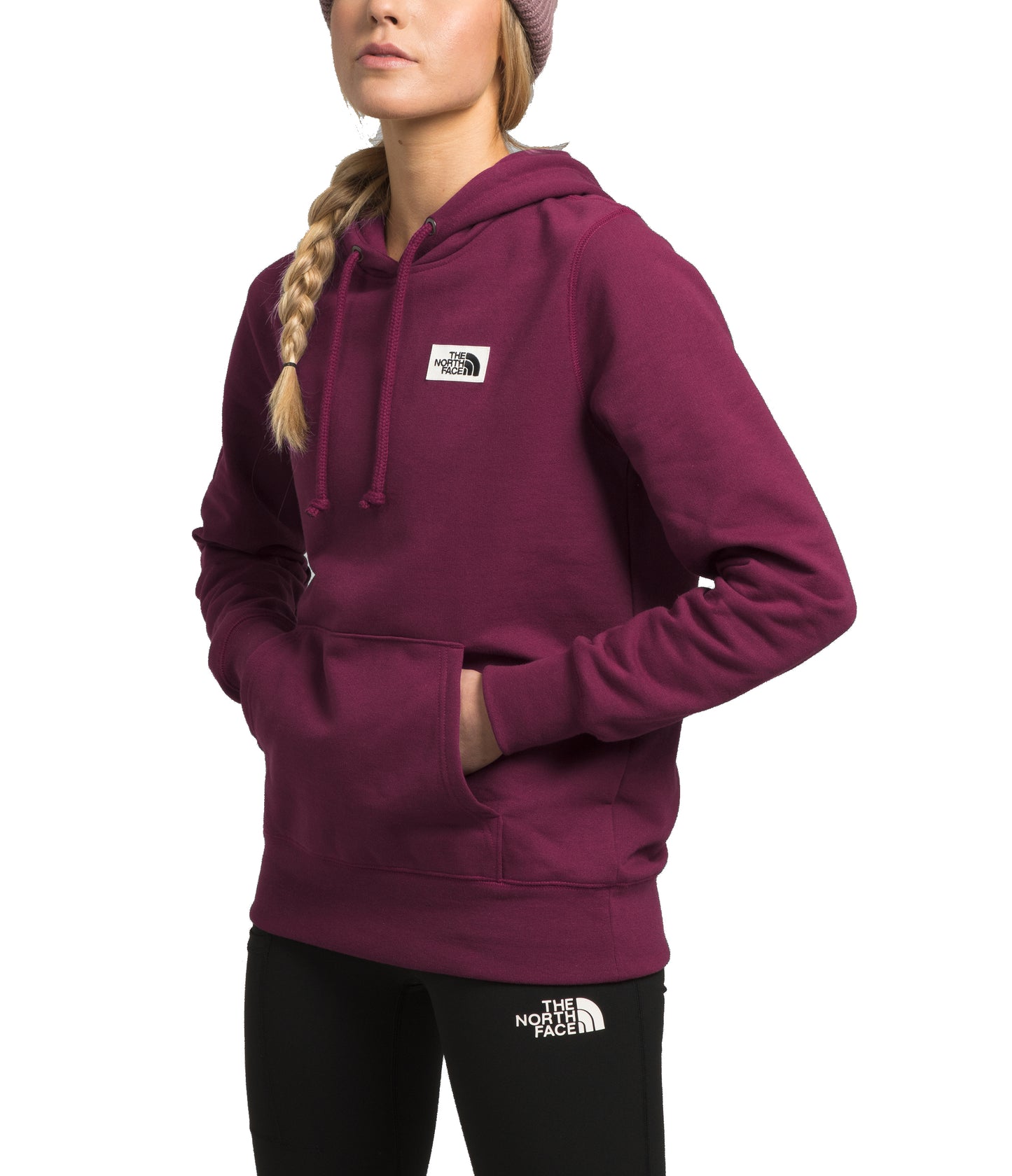 Women's Heritage Patch Pullover Hoodie Boysenberry