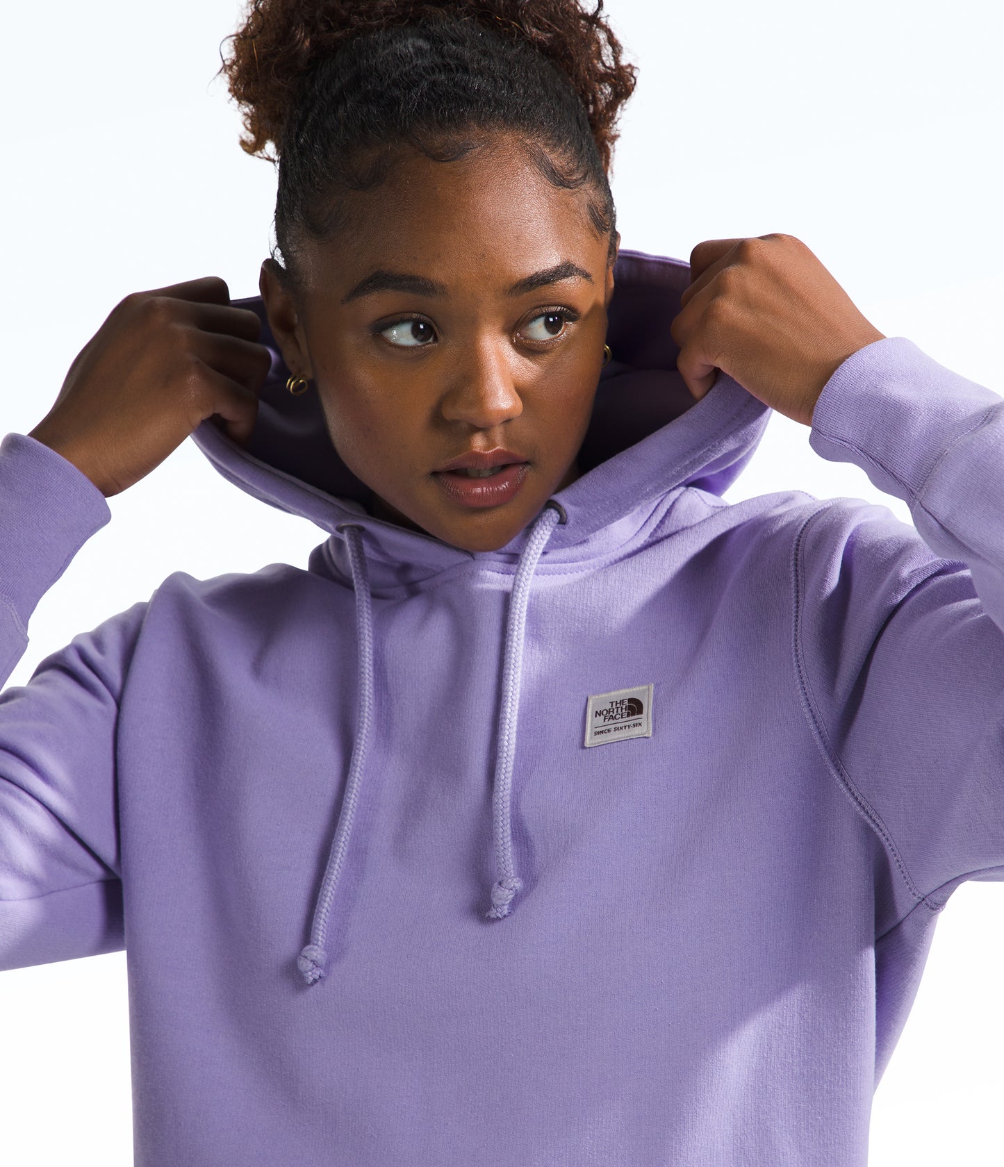 Women's Heritage Patch Pullover Hoodie High Purple