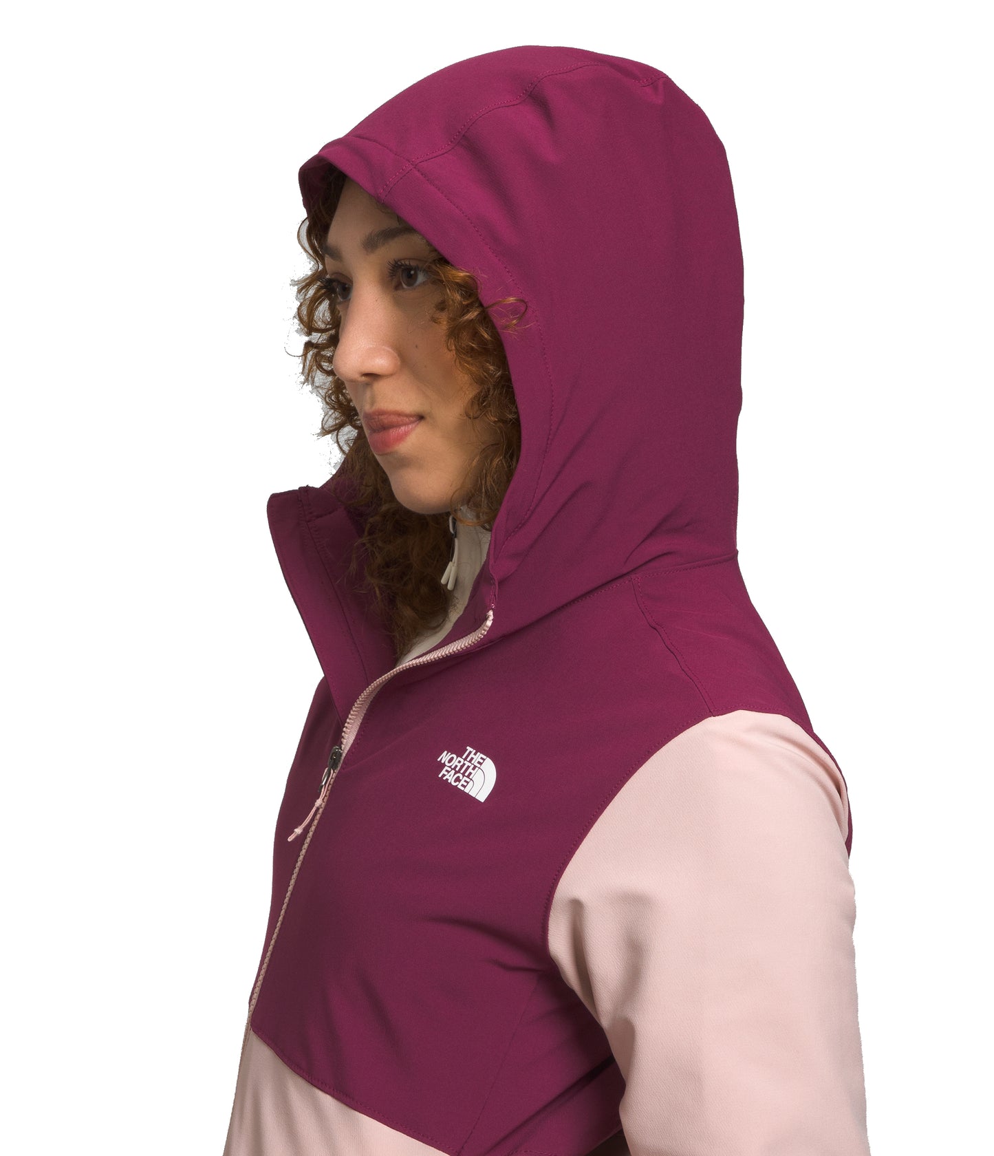 Women's Shelbe Raschel Hoodie Pink Moss Boysenberry