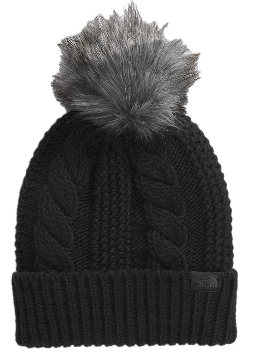 Women's Oh Mega Fur Pom Beanie TNF Black