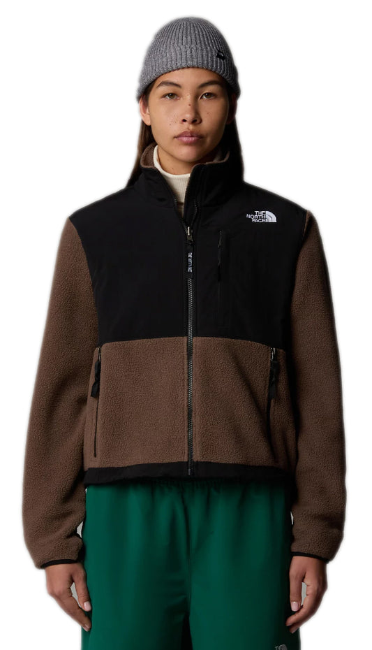 Women's Retro Denali Jacket Smokey Brown TNF Black