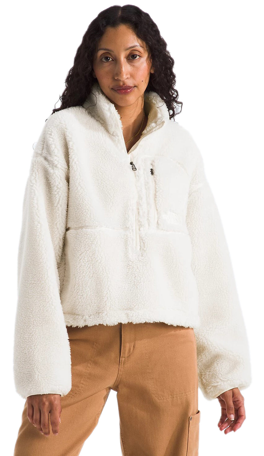 Women's Extreme Pile Pullover 2 White Dune