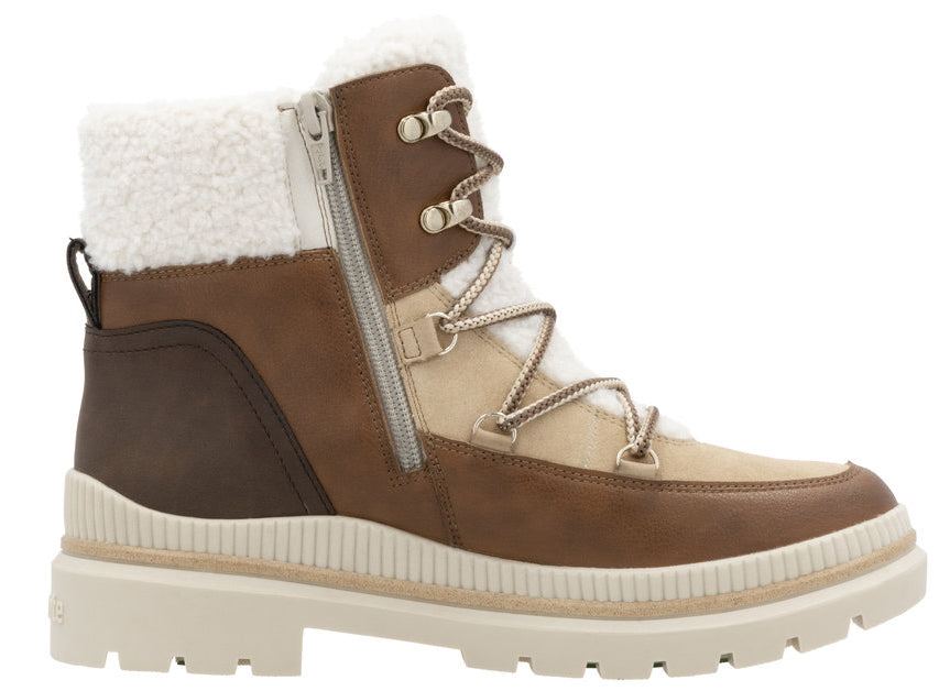 Multi Warmlined Flip Grip Lace Up Boot