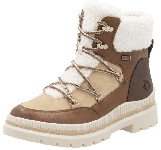 Multi Warmlined Flip Grip Lace Up Boot