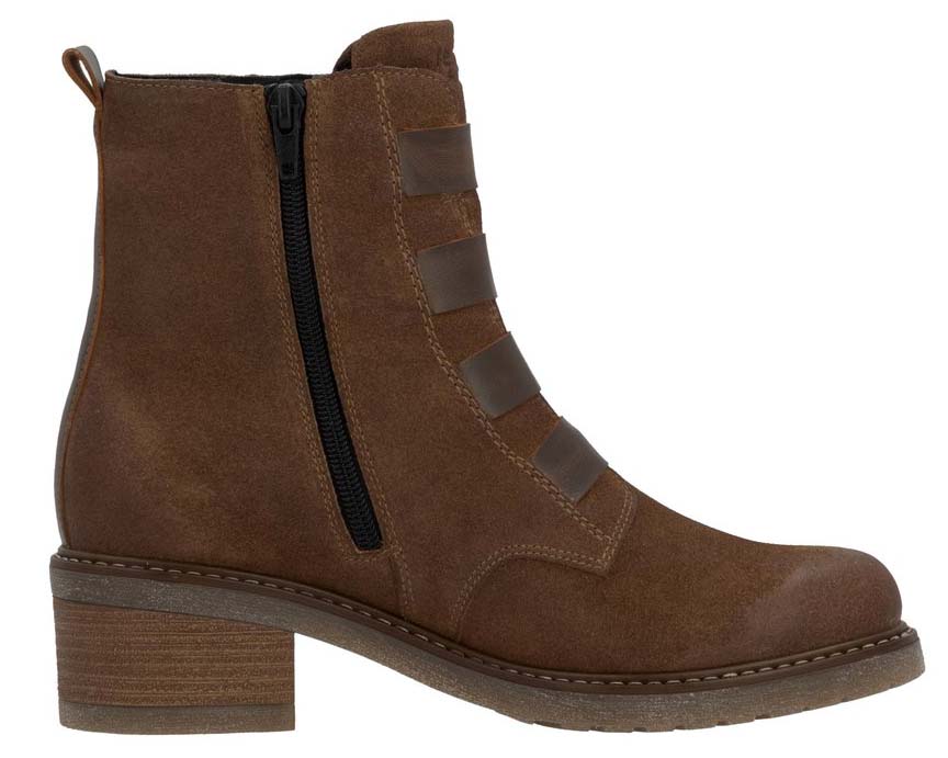 Brown Side Zip Boot