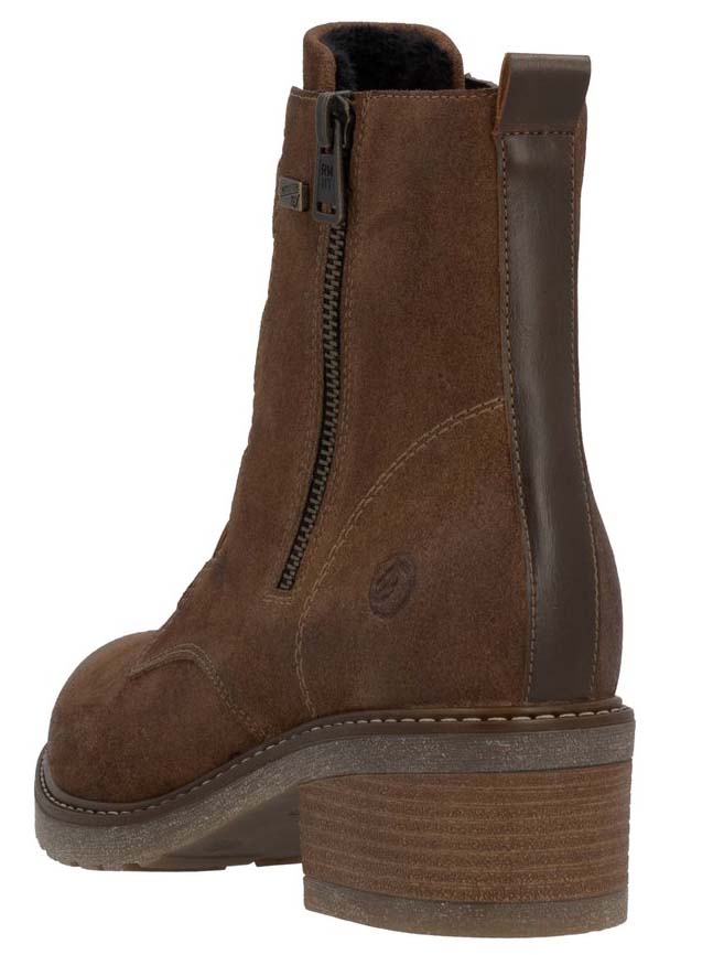 Brown Side Zip Boot