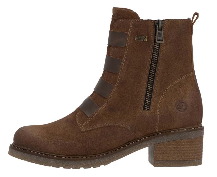 Brown Side Zip Boot