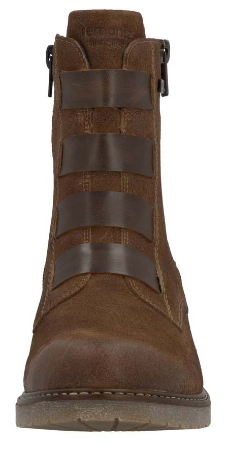 Brown Side Zip Boot