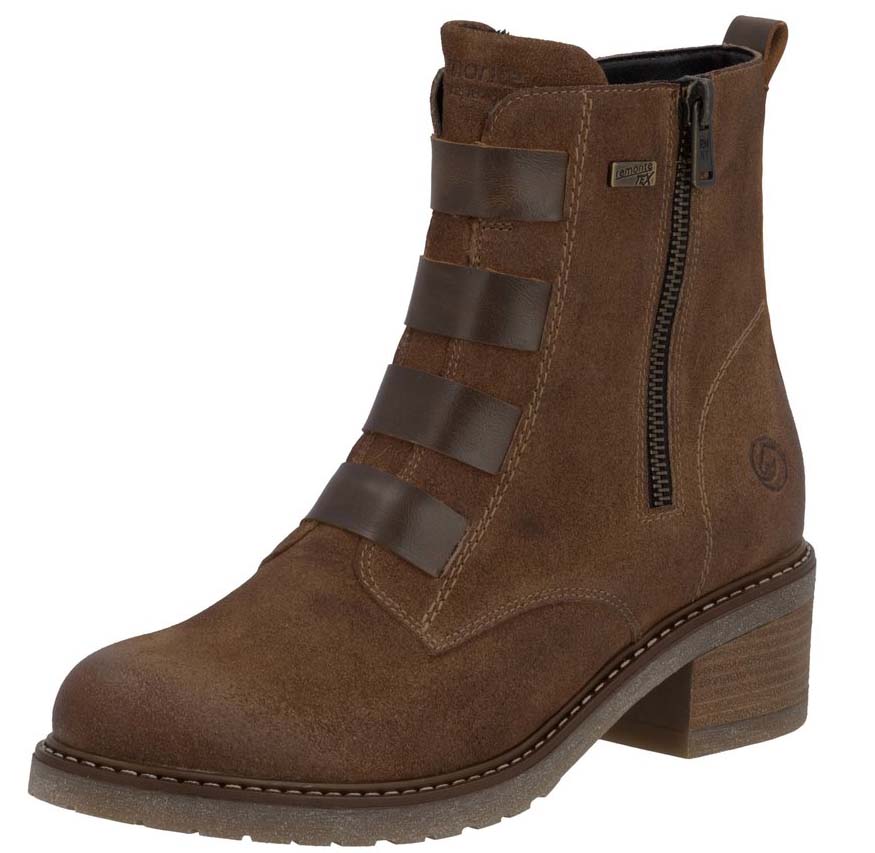 Brown Side Zip Boot