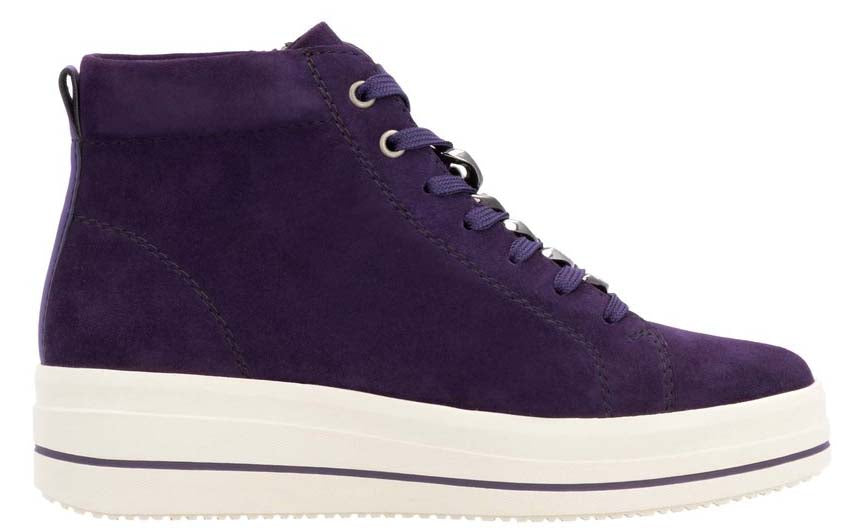 Aubergine Lace Up Boot