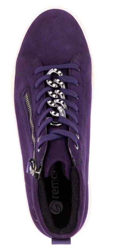 Aubergine Lace Up Boot