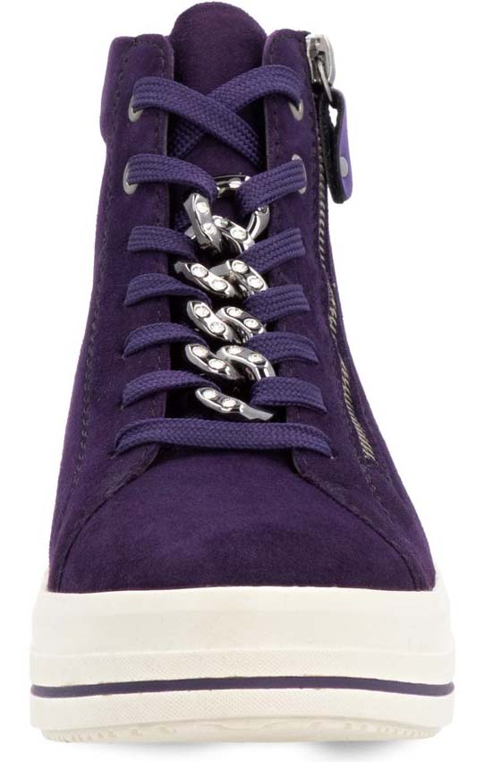 Aubergine Lace Up Boot