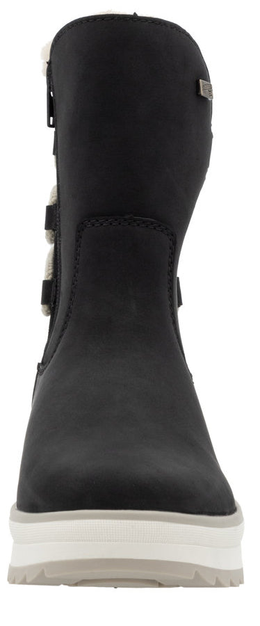 Black Warmlined Flip Grip Side Zip Boot