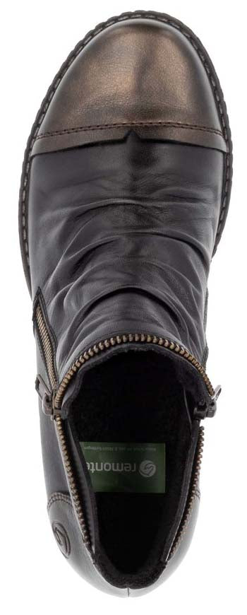 Black Side Zip Boot