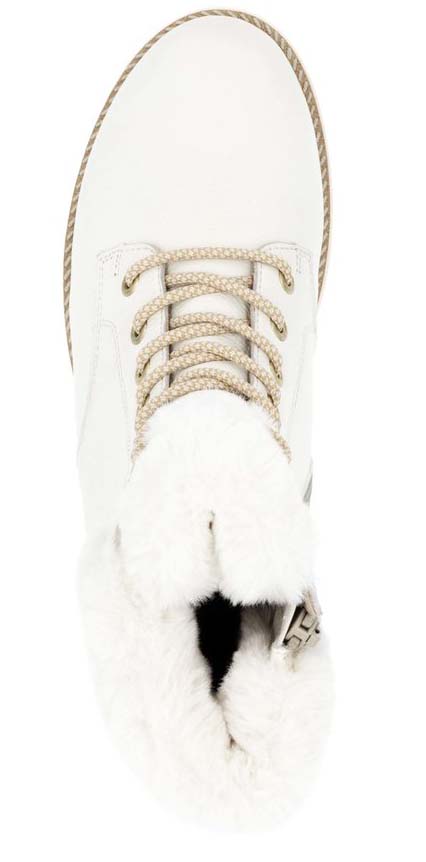 Dirtywhite Warmlined Lace Up Boot