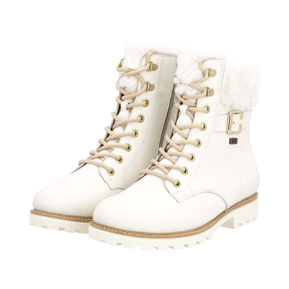 Dirtywhite Warmlined Lace Up Boot