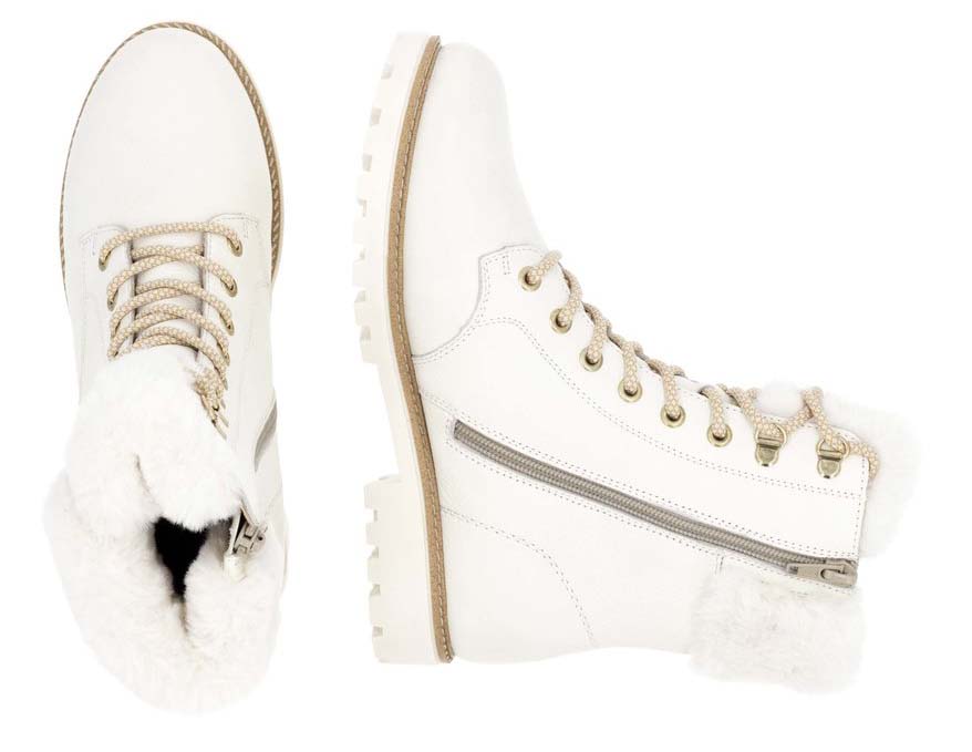 Dirtywhite Warmlined Lace Up Boot