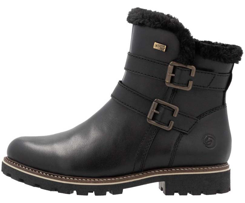 Black Warmlined Side Zip Boot