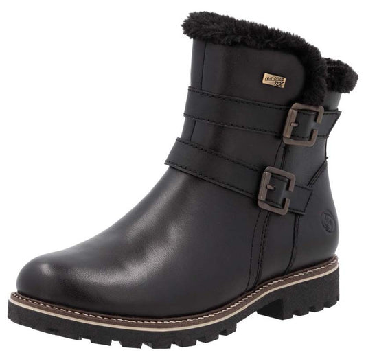 Black Warmlined Side Zip Boot