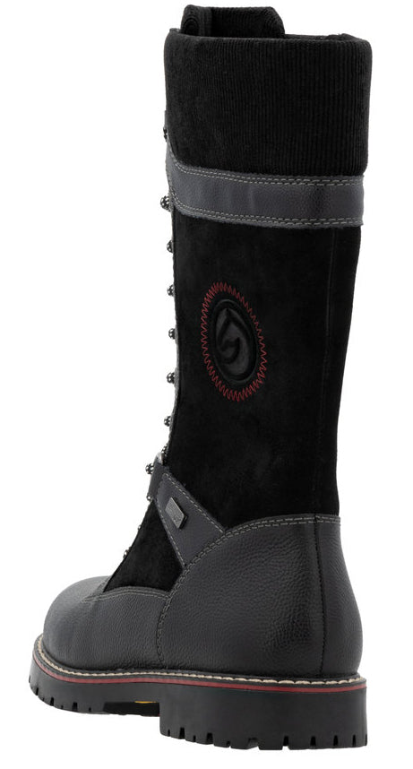 Tall Black Flip Grip Boot