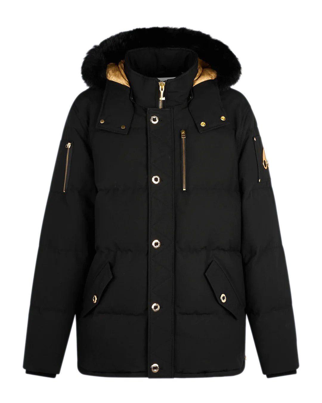 Gold 3Q Jacket Neoshear Black