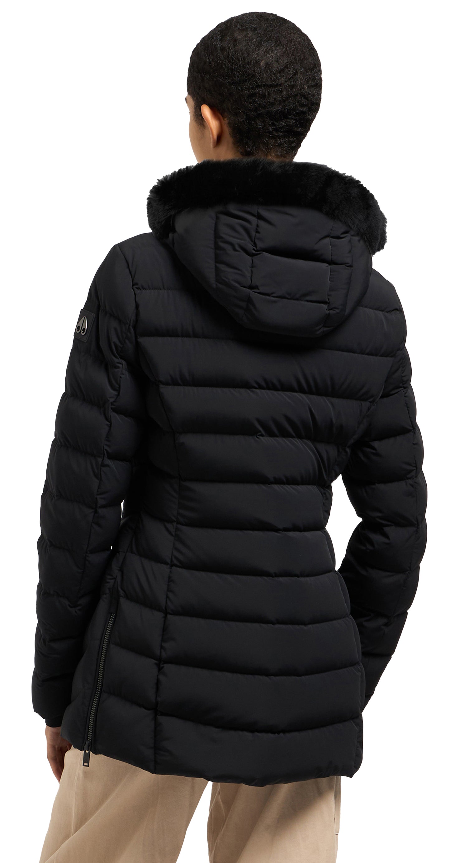 Roselawn 5 Jacket Black W/Black Shearling