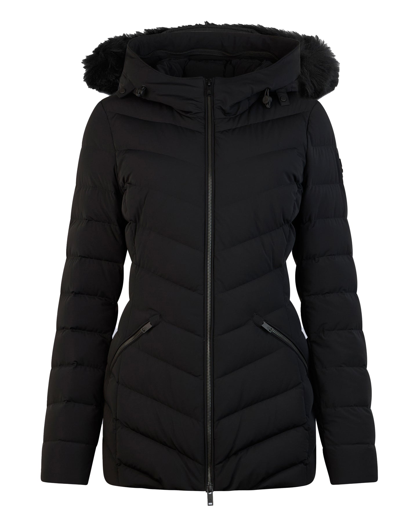 Roselawn 5 Jacket Black W/Black Shearling