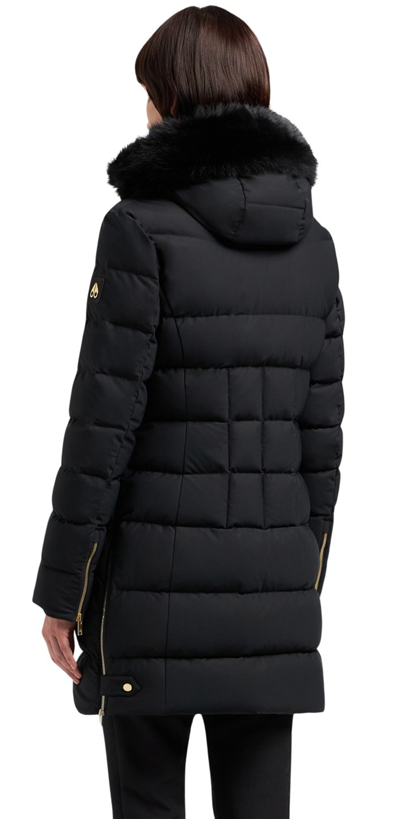 Watershed 3 Parka Shearling Gold Black With Black Shearling